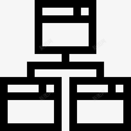 网站地图营销SEO8线性图标svg_新图网 https://ixintu.com 线性 网站地图 营销SEO8