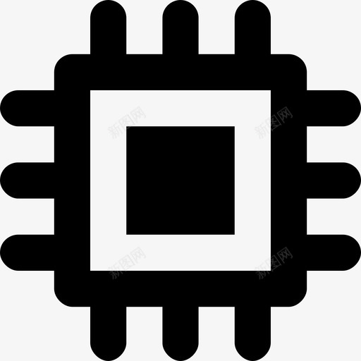 Cpu科技5固态图标svg_新图网 https://ixintu.com Cpu 固态 科技5