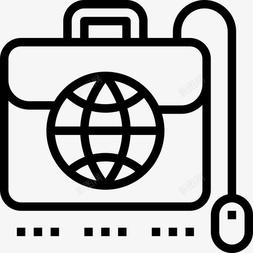 业务在线汇款概要线性图标svg_新图网 https://ixintu.com 业务 在线汇款概要 线性