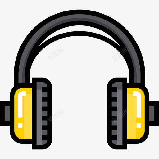 耳机recordstudio4线性颜色图标svg_新图网 https://ixintu.com recordstudio4 线性颜色 耳机