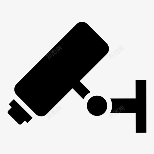 视频监控点svg_新图网 https://ixintu.com 视频监控点 填充 单色 简约 扁平