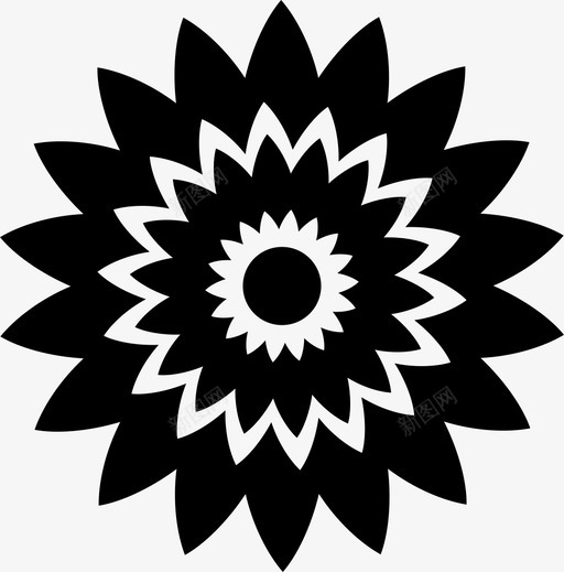 花卉农业花园图标svg_新图网 https://ixintu.com 农业 植物 自然 花卉 花园
