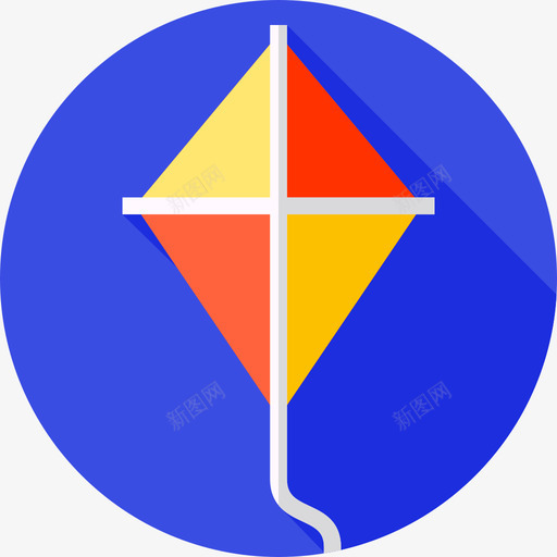 风筝游乐场18平坦图标svg_新图网 https://ixintu.com 平坦 游乐场18 风筝