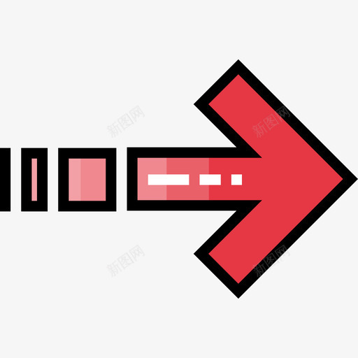 下一步箭头6线颜色图标svg_新图网 https://ixintu.com 下一步 箭头6 线颜色