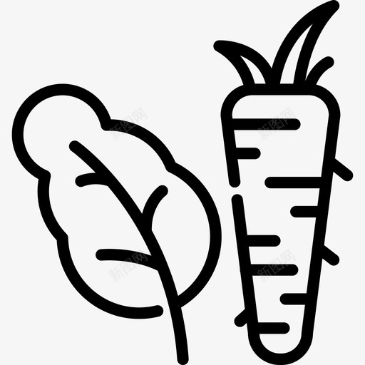 蔬菜农场7直列图标svg_新图网 https://ixintu.com 农场7 直列 蔬菜