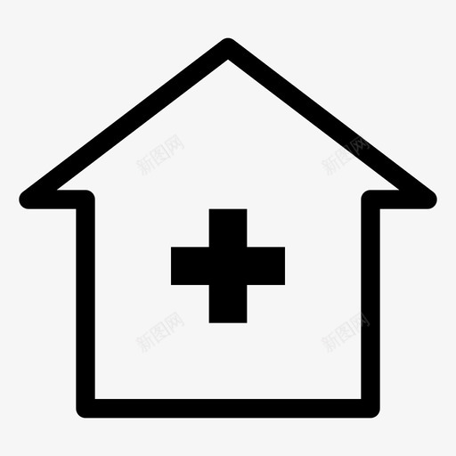 诊所医院医疗图标svg_新图网 https://ixintu.com 2018年9月13日 医疗 医院 疗养院 药房 诊所