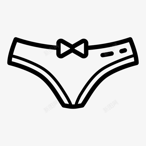 内裤漂亮时尚图标svg_新图网 https://ixintu.com 内衣 内裤 女孩 时尚 漂亮 衣服