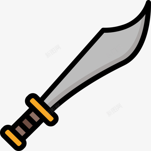 剑武器3线颜色图标svg_新图网 https://ixintu.com 剑 武器3 线颜色