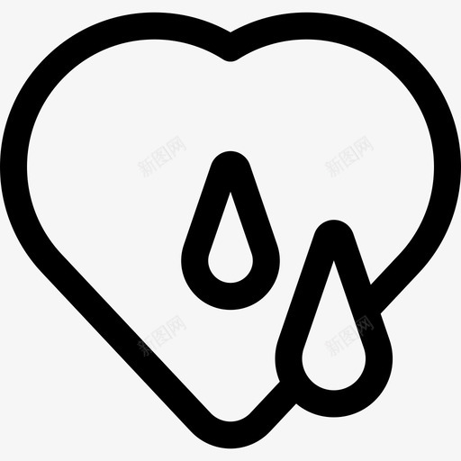 苦恼约会应用程序3线性图标svg_新图网 https://ixintu.com 约会应用程序3 线性 苦恼