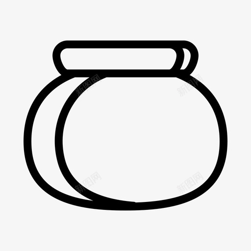 罐子食物饥饿图标svg_新图网 https://ixintu.com 卧室雕刻 罐子 食物 餐具 饥饿