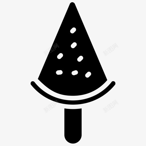 冰棍冰激凌夏季甜点图标svg_新图网 https://ixintu.com 冰棍 冰激凌 夏季甜点 甜食和糖果字形图标 西瓜