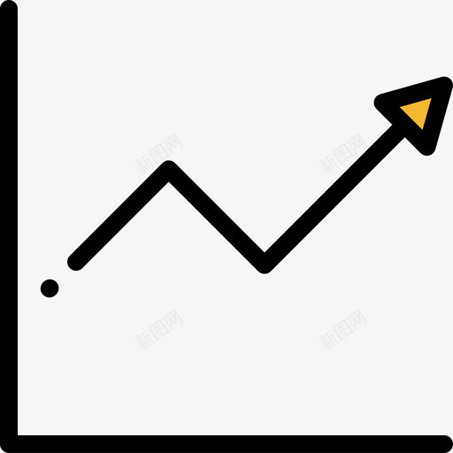 折线图信息图元素线颜色图标svg_新图网 https://ixintu.com 信息图元素 折线图 线颜色