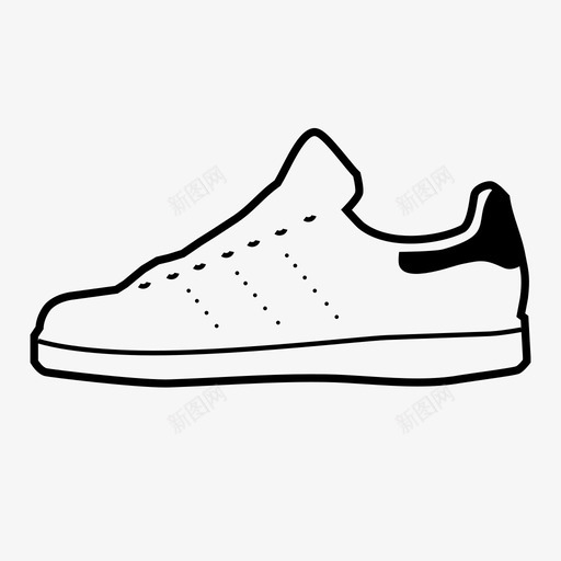 鞋网球运动图标svg_新图网 https://ixintu.com 休闲 保护 庇护 时尚 穿着 网球 脚 蕾丝 运动 鞋