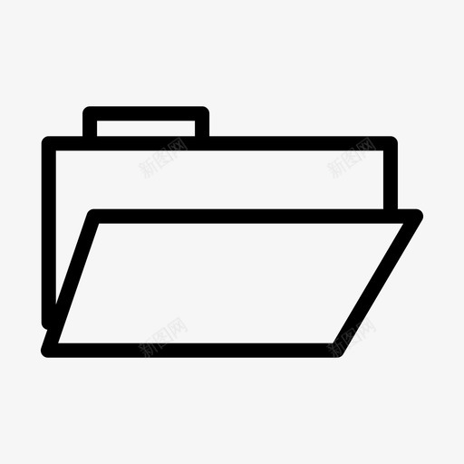 文件夹存档文件图标svg_新图网 https://ixintu.com 业务大纲 存档 已打开 文件 文件夹