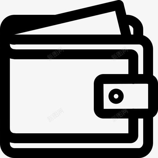 钱包电子商务2532px线图标svg_新图网 https://ixintu.com 32px线 电子商务25 钱包