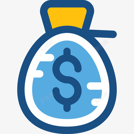 钱袋金融和支付双色图标svg_新图网 https://ixintu.com 双色 金融和支付 钱袋