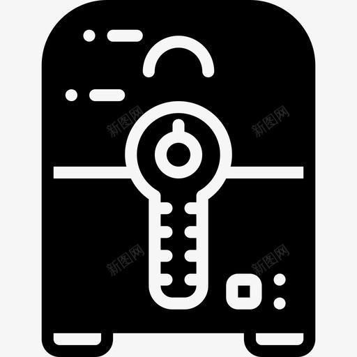 油炸锅厨房用品2装满图标svg_新图网 https://ixintu.com 厨房用品2 油炸锅 装满