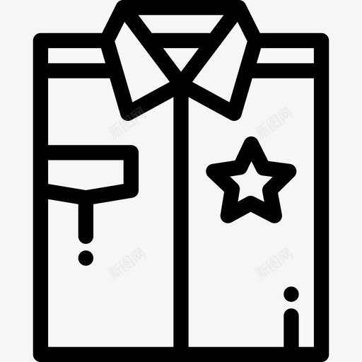 警服警署3号直系图标svg_新图网 https://ixintu.com 直系 警卫制服 警服 警署3号