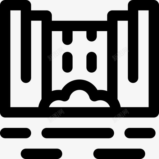 秋天在森林中7直线图标svg_新图网 https://ixintu.com 在森林中7 直线 秋天