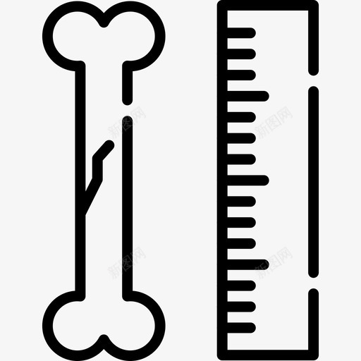 骨考古学15线性图标svg_新图网 https://ixintu.com 线性 考古学15 骨
