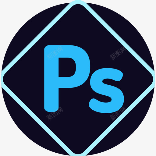 Photoshopadobe徽标平面图标svg_新图网 https://ixintu.com Photoshop adobe徽标 平面