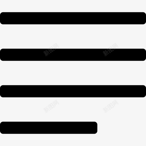 对齐对齐第2段填充图标svg_新图网 https://ixintu.com 填充 对齐 对齐第2段