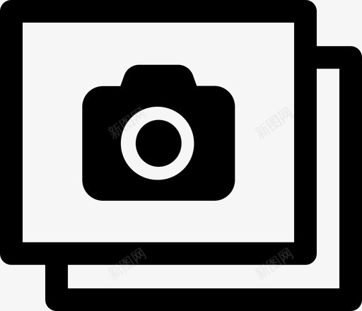 照片库收藏图标svg_新图网 https://ixintu.com 图片 幻灯片 收藏 照片库