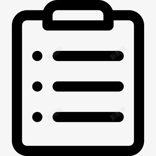 剪贴板健康生活方式2线性图标svg_新图网 https://ixintu.com 健康生活方式2 剪贴板 线性