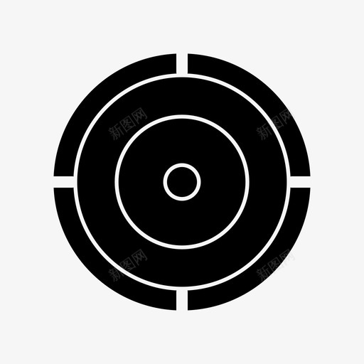 目标瞄准靶心图标svg_新图网 https://ixintu.com 办公室 商务 射击 工作 技术雕文 目标 瞄准 聚焦 靶心