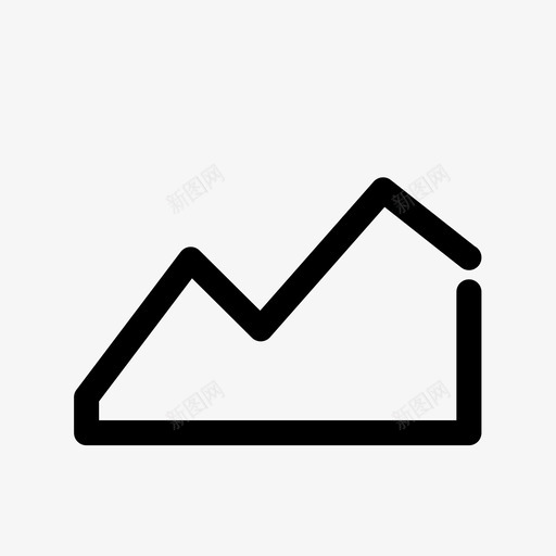 图立方向上数据图形图标svg_新图网 https://ixintu.com 图形 图立方向上 增长 数据 统计
