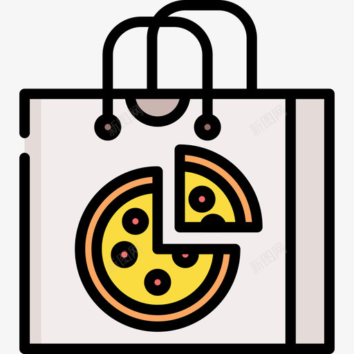披萨外卖4原色图标svg_新图网 https://ixintu.com 原色 外卖4 披萨
