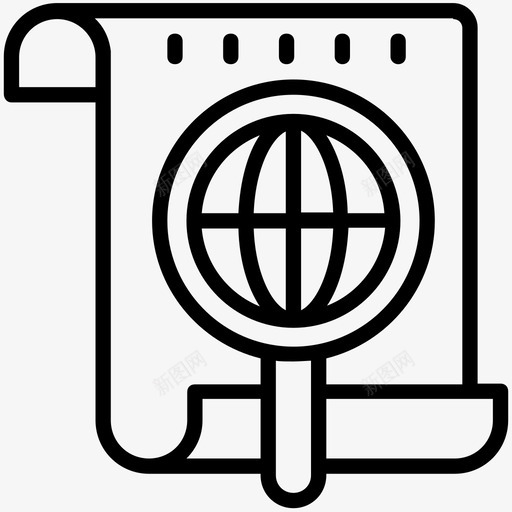 市场调查商业分析商业解决方案图标svg_新图网 https://ixintu.com 商业分析 商业解决方案 市场分析 市场和经济路线图标 市场情报 市场调查
