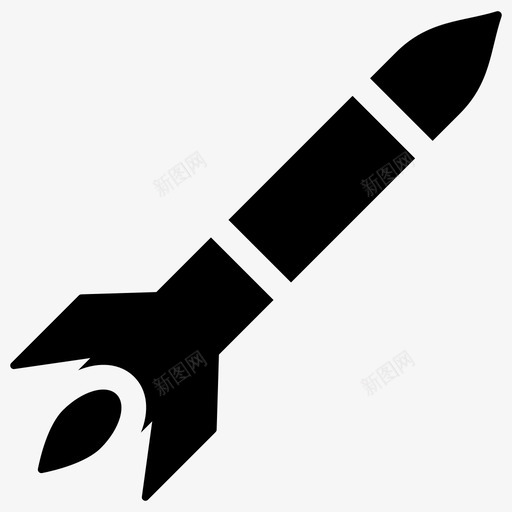 火箭陆军导弹太空火箭图标svg_新图网 https://ixintu.com 兵役雕文图标 太空火箭 战争导弹 火箭 陆军导弹