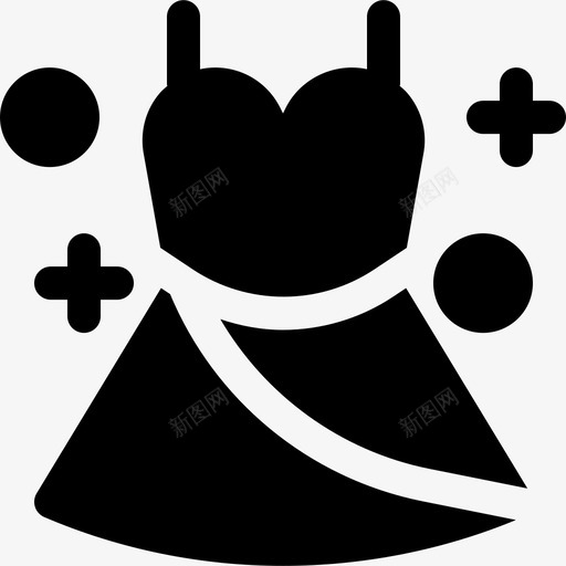 礼服服装派对4填充图标svg_新图网 https://ixintu.com 填充 服装派对4 礼服