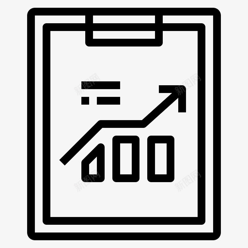 剪贴板业务纸张图标svg_新图网 https://ixintu.com 业务 剪贴板 剪贴板图表 报告 纸张