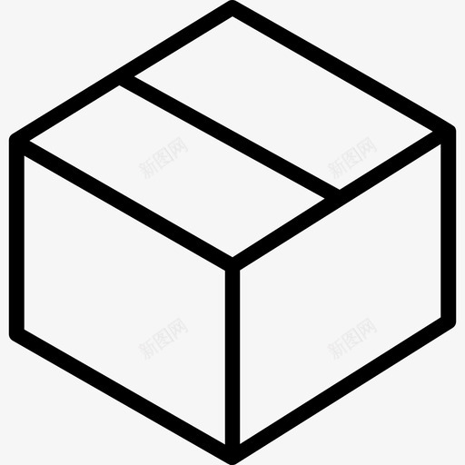 盒盒包装2线性图标svg_新图网 https://ixintu.com 盒 盒包装2 线性