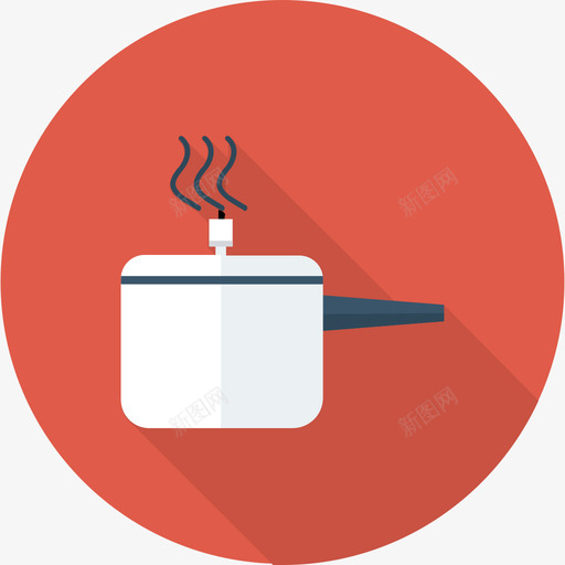 锅食品和饮料22圆形图标svg_新图网 https://ixintu.com 圆形 锅 食品和饮料22