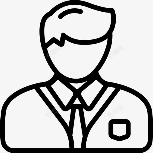 专业人士商人企业家图标svg_新图网 https://ixintu.com 专业人士 企业家 商人 职业人士