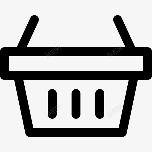 购物篮销售11直线图标svg_新图网 https://ixintu.com 直线 购物篮 销售11