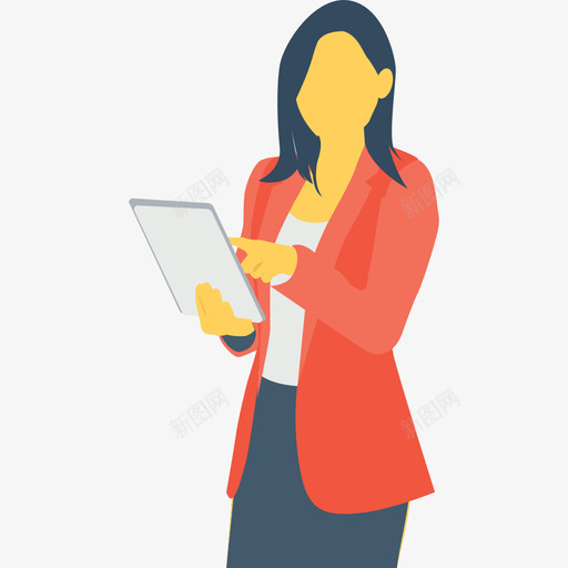 女商人普通人公寓图标svg_新图网 https://ixintu.com 公寓 女商人 普通人