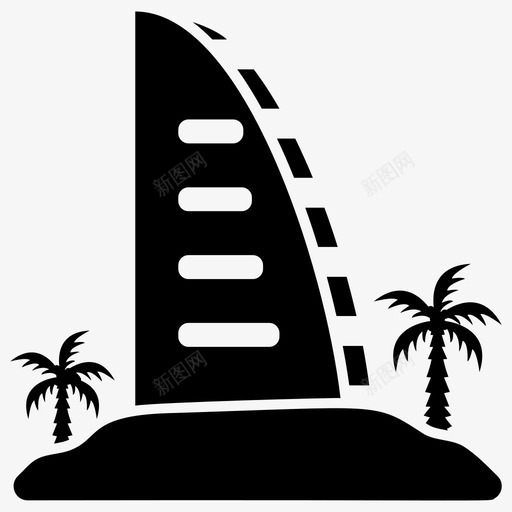 阿拉伯塔迪拜酒店豪华酒店图标svg_新图网 https://ixintu.com 传统传统文化载体图标 最高酒店 朱梅拉酒店 豪华酒店 迪拜酒店 阿拉伯塔
