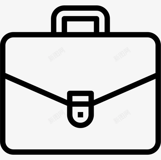 手提箱包公文包图标svg_新图网 https://ixintu.com 公文包 包 工作 手提箱 网页设计简单