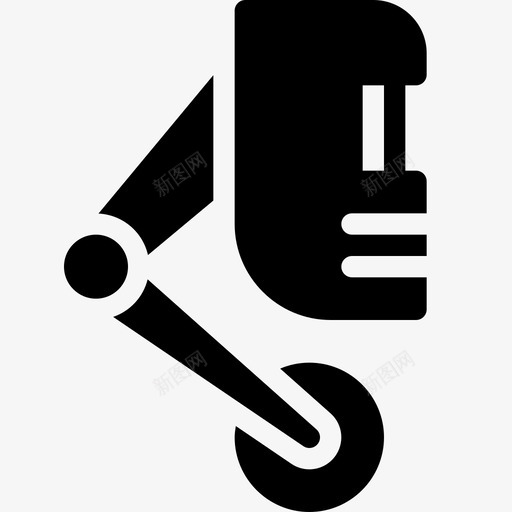 机械臂升降机吊杆升降机工业图标svg_新图网 https://ixintu.com 吊杆升降机 工业 支持 服务 机器人实心图标 机械臂升降机