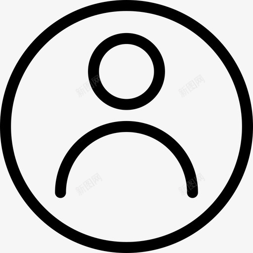 用户基本图标3线性svg_新图网 https://ixintu.com 基本图标3 用户 线性