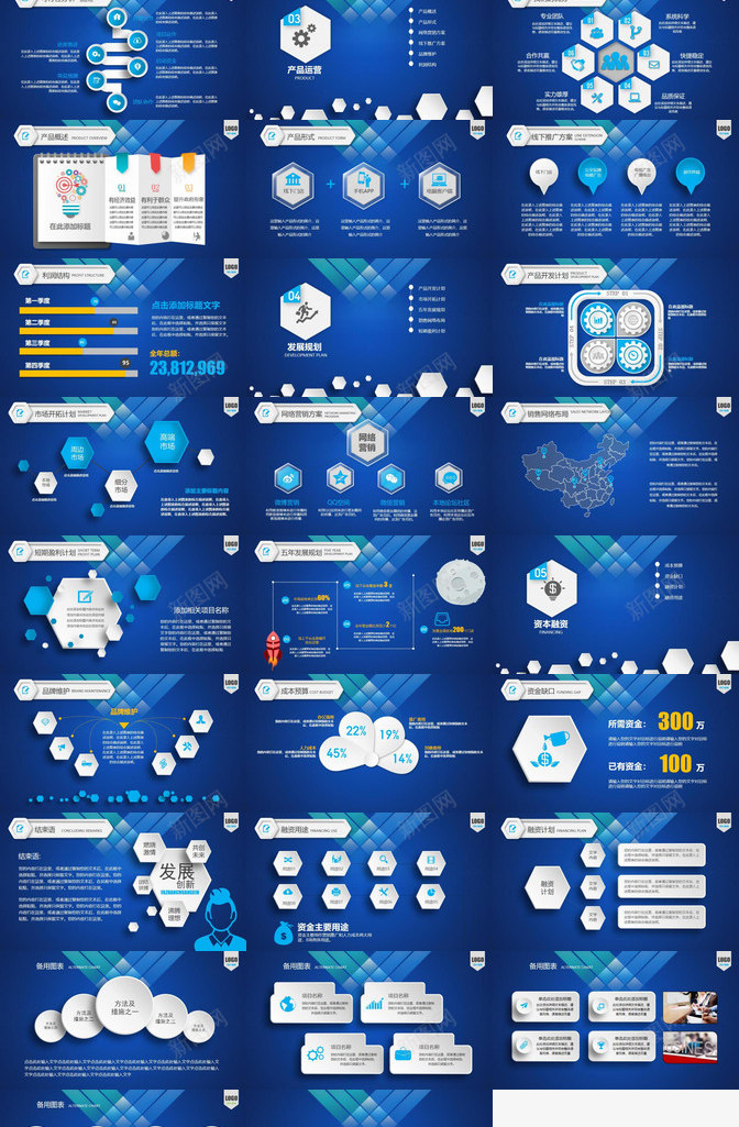 蓝色微创业项目计划书PPT模板_新图网 https://ixintu.com 创业 微创 蓝色 计划书 项目