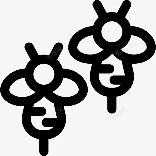 蜜蜂自然14直系图标svg_新图网 https://ixintu.com 直系 自然14 蜜蜂