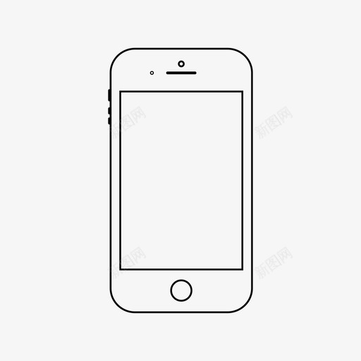 手机iosiphone图标svg_新图网 https://ixintu.com ios iphone 手机