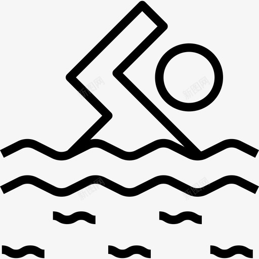 游泳爱好直系图标svg_新图网 https://ixintu.com 游泳 爱好 直系