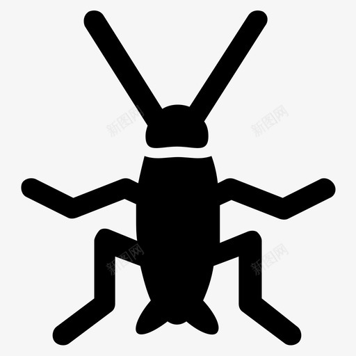 耳环蜈蚣科昆虫图标svg_新图网 https://ixintu.com 害虫 害虫控制字形图标 无脊椎动物 昆虫 耳环 蜈蚣科