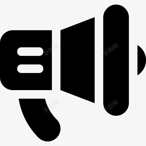 扩音器新闻杂志3已满图标svg_新图网 https://ixintu.com 已满 扩音器 新闻杂志3
